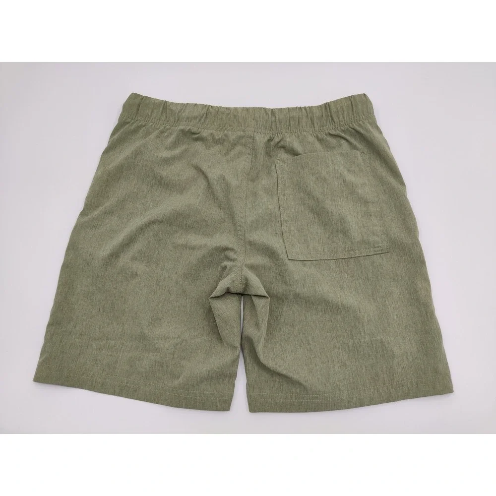 Lucky Brand Boys Shorts Olive‎ Green Elastic Waist Casual Size L 14/16